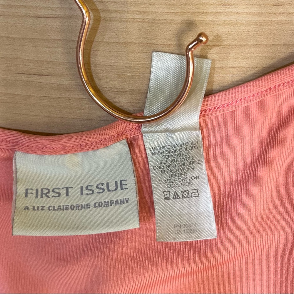 VTG First Issue Pink Rhinestone Tank Top Size Large - Picture 7 of 7